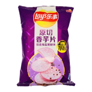 Lays Taro Chips Salt & Black Pepper 60g CHINA