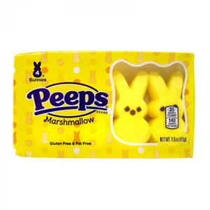 Peeps Easter Yellow Marshmallow Bunnies 4 pack 42g