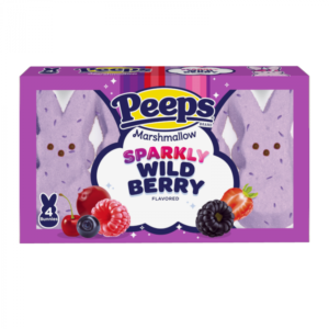 Peeps Easter Sparkly Wild Berry Marshmallow Bunnies 4 pack 42g